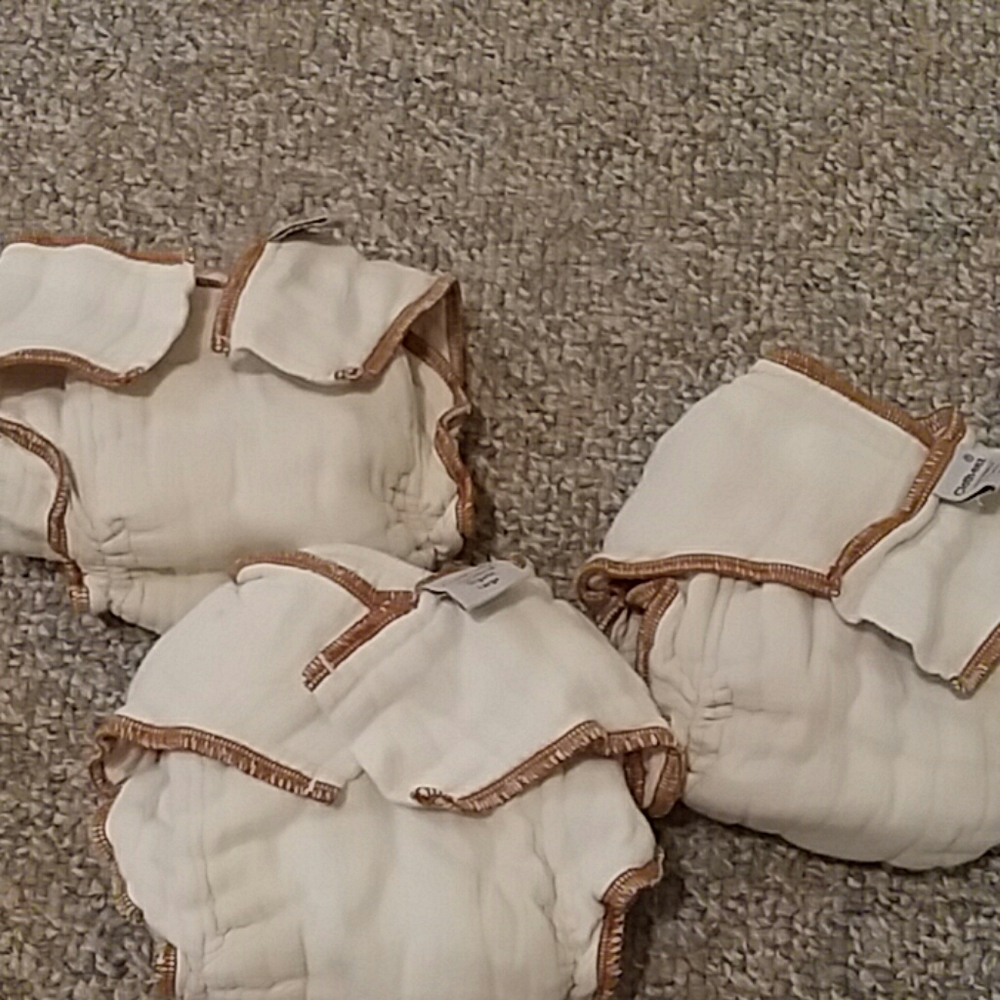3 cloth-eez workhorse organic cloth diapers